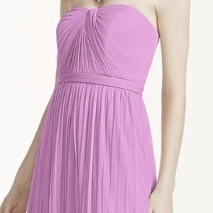 David's Bridal Bouquet Purple Versa Dress 4 $179